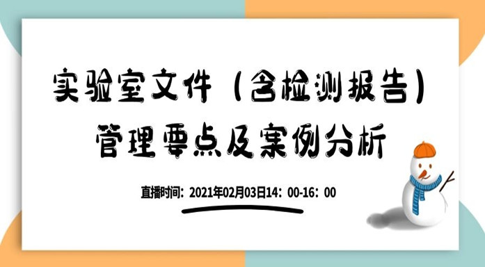 实验室文件（含检测报告)管理要点及案例分析